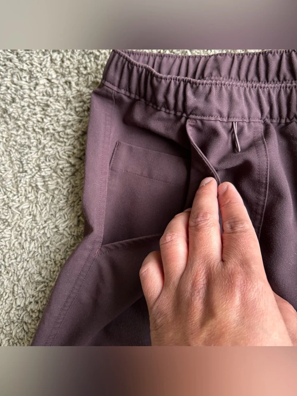 FIGS Cairo Scrub Pants Mens XL(36x32) Burgundy Cargo Technical Nurse Medical